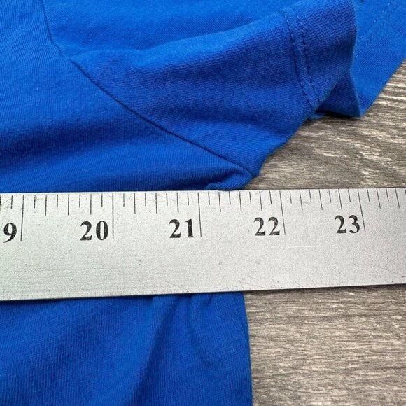 Sony Playstation Logo Shirt Men's Size XL Royal Blue Gamer PS5 Gaming Official - Picture 9 of 13